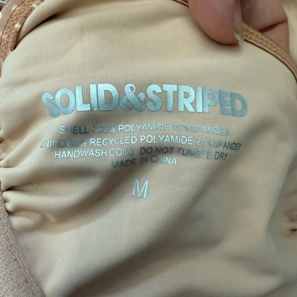 NWOT Solid & Striped Sydney Bikini Set READ